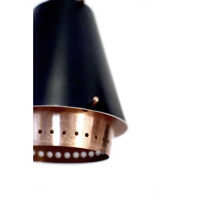 Vintage Norwegian Classic Copper Pendant Lamp, 1960s For Sale - Image 4 of 6