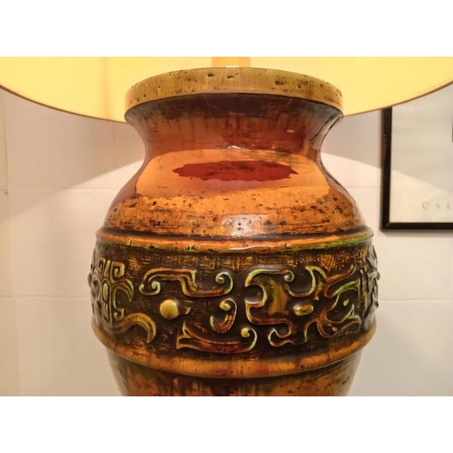 1960s Swedish Zaccagnini Lamp, 1960s For Sale - Image 5 of 10