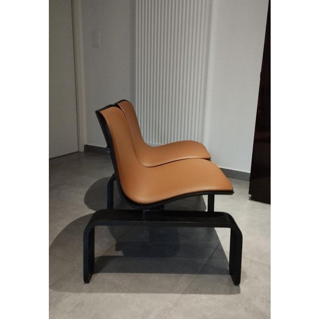 Steiner banquette (sofa – seat – seating). With its original label. The “STEINER EQUIPEMENT” label allows this piece to be...