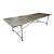 Restoration Hardware Reclaimed Wood and Cast Iron Table For Sale