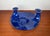 Blue Mid-Century Brutalist German Studio Pottery Candleholder, 1960s For Sale - Image 8 of 18