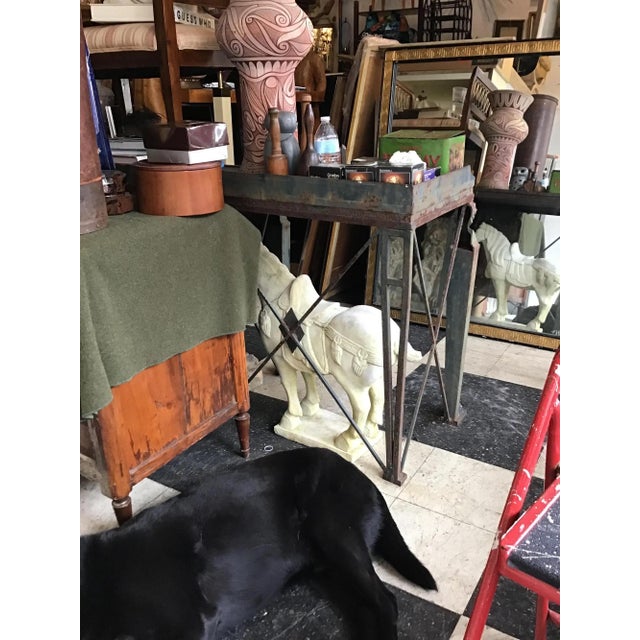 Vintage Carved Marble Tang Dynasty Style Horse Figures—A Pair For Sale In New York - Image 6 of 18