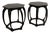 Michael Taylor Black Lacquer Side Tables From Baker Furniture For Sale