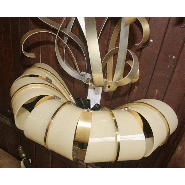 Metal 1950s Vintage French Lucite and Metal Sconces- a Pair For Sale - Image 7 of 11