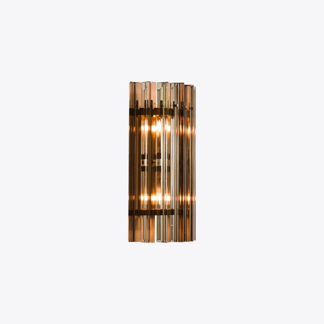 Small Smoked Quartz Amaro Wall Light from Pure White Lines For Sale - Image 4 of 7