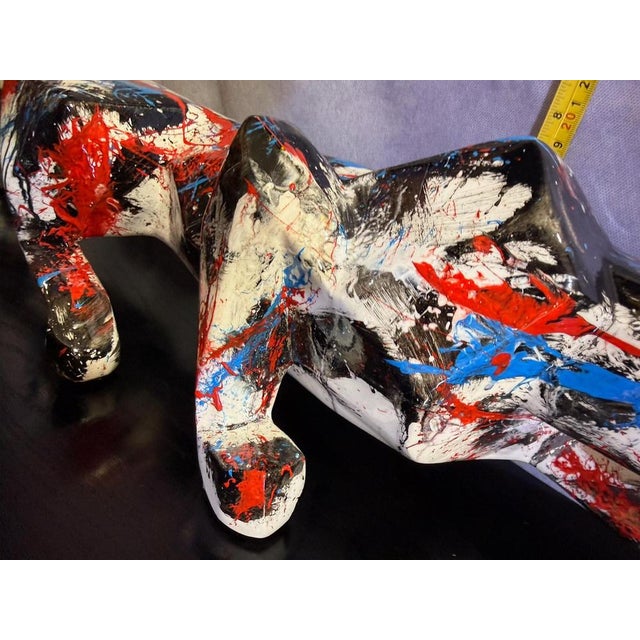 Silvio Formichetti, Panther Sculpture, 21st Century, Resin For Sale - Image 16 of 17