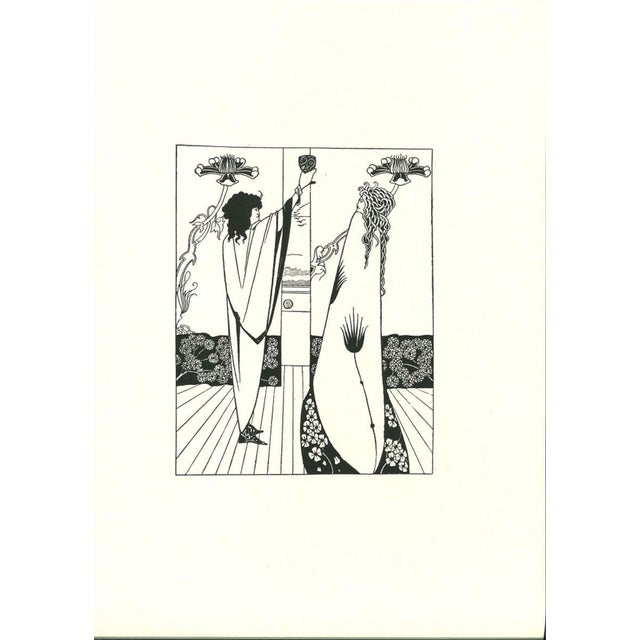 Comment Tristan but le Philtre d'Amour is an original lithograph realized after Aubrey Beardsley in 1970. The drawing is...