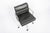 Metal Dark Gray Leather Office Chair Eames for Herman Miller Aluminum Group Soft Pad For Sale - Image 7 of 10