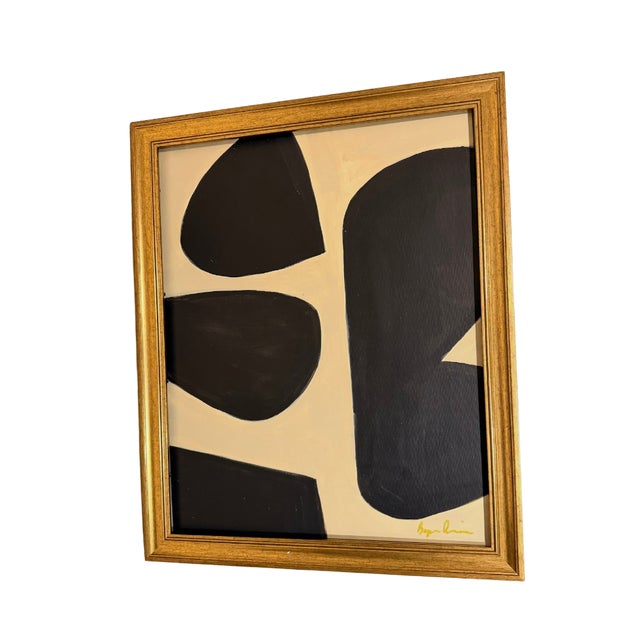 Mid-Century Modern Contemporary Abstract Expressionist Painting by Bryan Boomershine Framed For Sale - Image 3 of 10