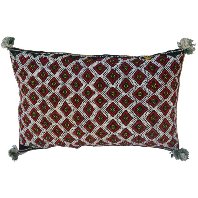 Vintage Pillow W/ Afro-Berber Motif For Sale - Image 9 of 9