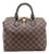 Louis Vuitton Speedy Bandouliere 25 Damier Ebene Coated Canvas Shoulder Tote Bag For Sale