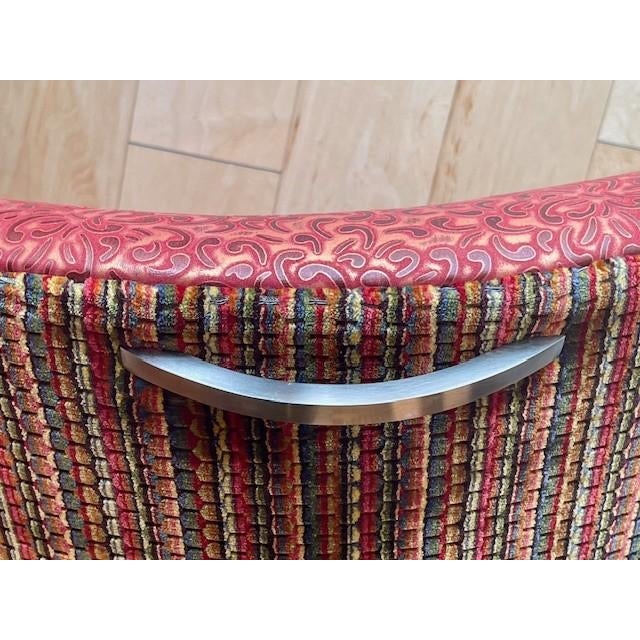 George Cameron Nash Swivel Bar Stools - Set of 2 For Sale - Image 9 of 11