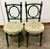 Pair of wonderfully designed wooden bentwood chairs with gilt details. The chairs are original. The design is unique and...