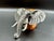 Vintage 1980s Makoulpa South African Pewter & Wood Safari Animal Napkin Rings – Set of 8 For Sale - Image 12 of 18