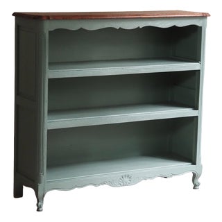 Louis XV Style Bookcase in Oak, 1960 For Sale