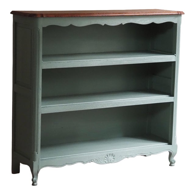 Louis XV Style Bookcase in Oak, 1960 For Sale
