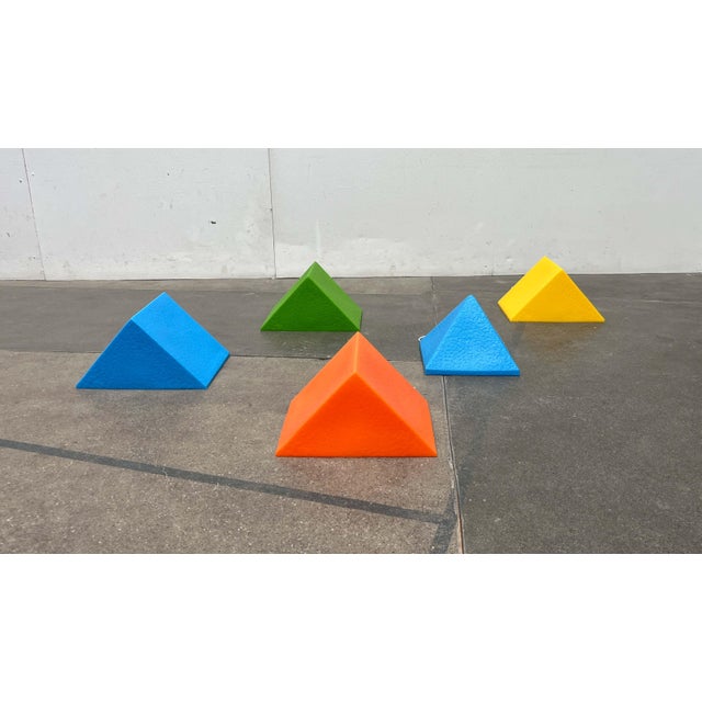 1980s Postmodern Yellow Prism Shape Floor or Table Lamp from Heico, 1980s For Sale - Image 5 of 18