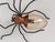 Italian Spider Wall Light Sconce with Yellow Glass Body, 1960s For Sale - Image 9 of 12