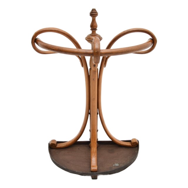 Bentwood Umbrella Stand from Thonet, 1890s For Sale