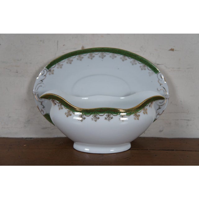 Antique Adolf Persch Ap Austria 18 Piece China Demitasse Tea, Coffee, Dessert & Casserole Set For Sale - Image 6 of 12