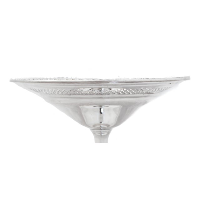 1940s Sterling Compotes - A Pair For Sale - Image 4 of 7