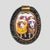 Black Oval Black Murano Glass Picture Frame with Silver Inclusions, 1970s For Sale - Image 8 of 8