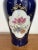 Vintage Wallendorf 1764 Echt Kobalt Cobalt Blue Floral Gold Lidded Vase GDR For Sale - Image 13 of 18