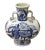 Chinese Blue White Porcelain People Theme Flask Shape Vase For Sale - Image 4 of 6