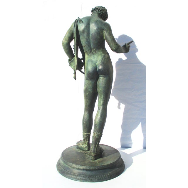 Grand Tour Bronze of Narcissus Circa 1870s For Sale - Image 11 of 15