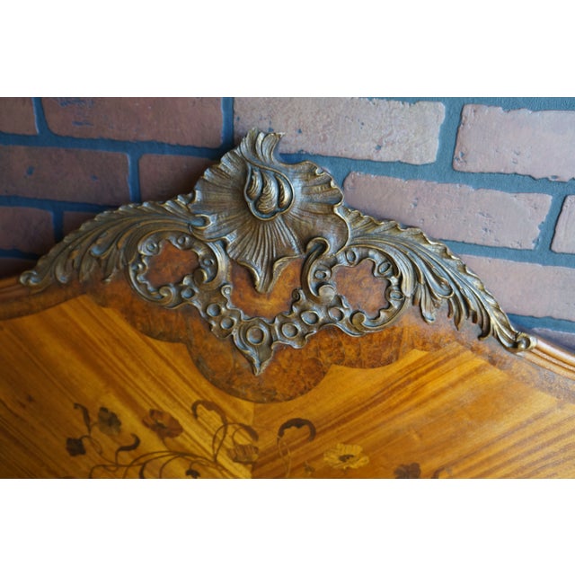 French Provincial Antique French Provincial Twin Bed Frame For Sale - Image 3 of 6