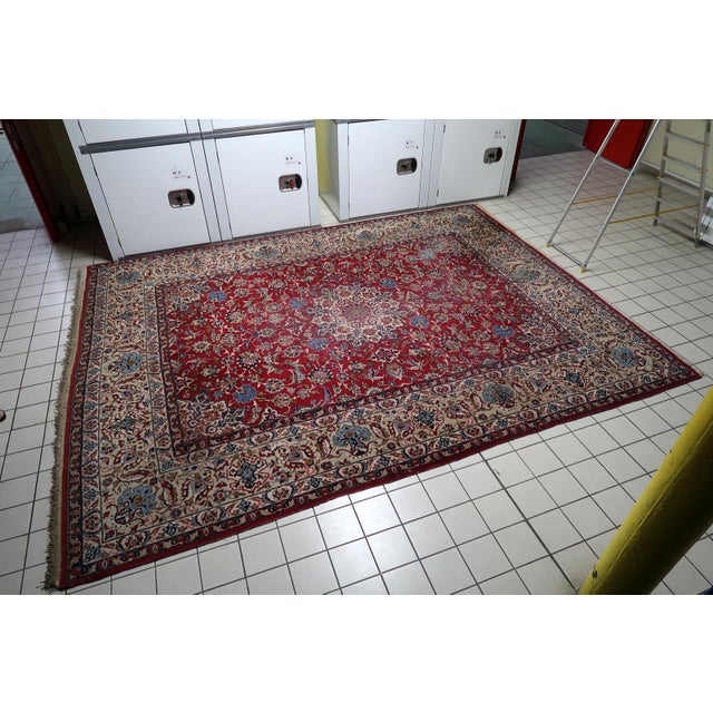 1900s, Antique Persian Tabriz Handmade Rug 10.1' X 13.3' For Sale - Image 17 of 18