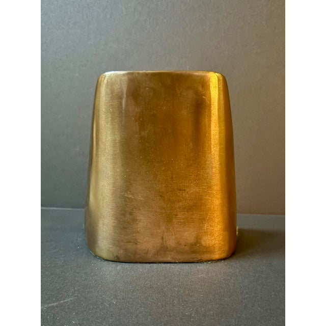 Ben Seibel 1950’s Shovel Bookends Brass Plated Mid-Century Swank For Sale - Image 10 of 12