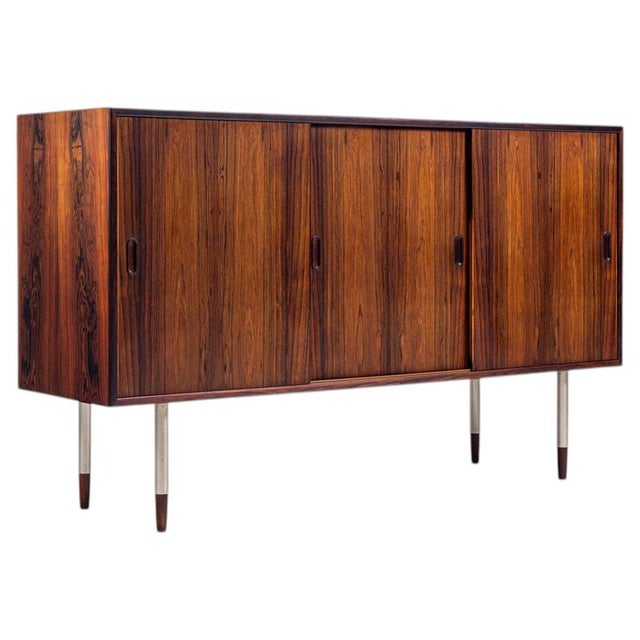 Rosewood Sideboard with Metal Legs, Denmark, 1960 For Sale - Image 18 of 18