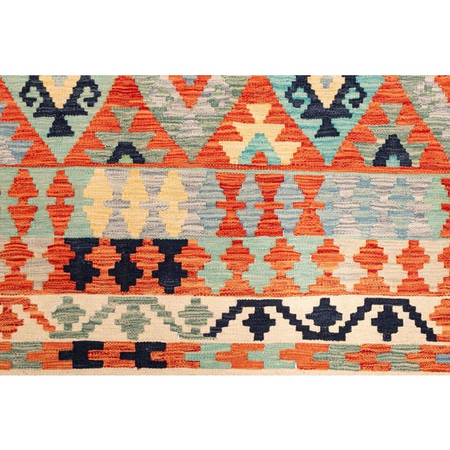 Handwoven Kilim Rug, Afghanistan For Sale - Image 4 of 18