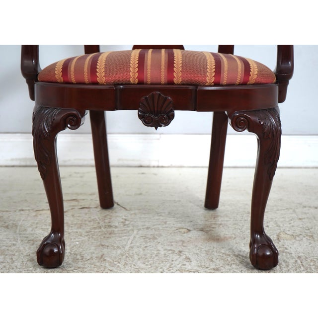 Set of 12 Kindel Winterthur Dining Room Chairs For Sale - Image 11 of 18