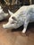 White Painted White Cast Iron Pigs, Set of 2 For Sale - Image 8 of 15