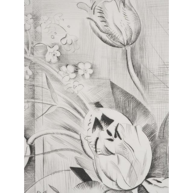Mily Possoz, The Bouquet, Original Signed Engraving For Sale - Image 8 of 11