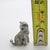 Vintage Italian Handmade Genuine Silver Sitting Cat Figurine Miniature Sculpture, Made in Tuscany (Arezzo, Italy) For Sale - Image 11 of 11