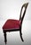 Mid 19th Century Set of 4 Mid-19th Century Uk Victorian Open Balloon Back Chairs – Ruby Damask For Sale - Image 5 of 6