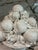 Gorgeous vintage Italian white ceramic basket fruit topiary.