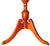 Thomasville Thomasville Mahogany Table Double Pedestal With Leaf & Custom Pads For Sale - Image 4 of 10