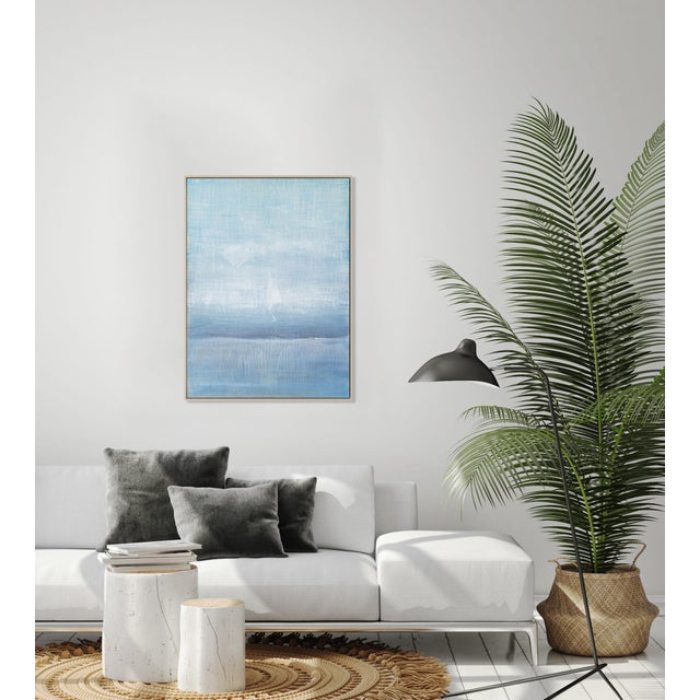 DESCRIPTION: Maui 04 Noon by Carrie Bergey in Maple Frame, Large Art Print on Canvas SPECIFICATIONS: Type: Giclee Art...