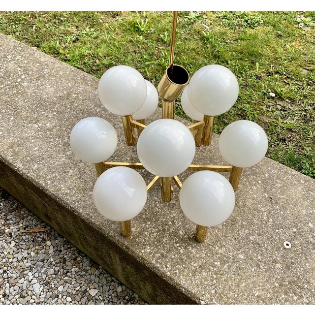 Space Age Ceiling Light in the style of Sciolari, 1960s For Sale - Image 11 of 16