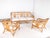 Floral Palm Rattan Lounge Set, 1970s, Set of 3 For Sale - Image 15 of 15