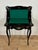 Chinese Black Lacquer Games Table with Hand-Painted Floral Decoration For Sale - Image 17 of 18