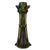 1900s Austrian Art Nouveau Heliosine Iridescent Iris Ceramic Vase by Karl Rudolf Ditmar For Sale - Image 4 of 13