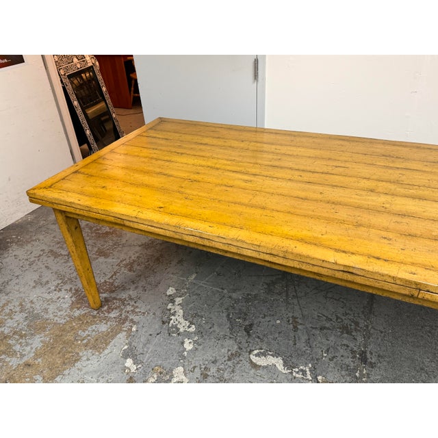 Alder & Company Benchmark Furniture Refectory Extension Dining Table For Sale - Image 10 of 12