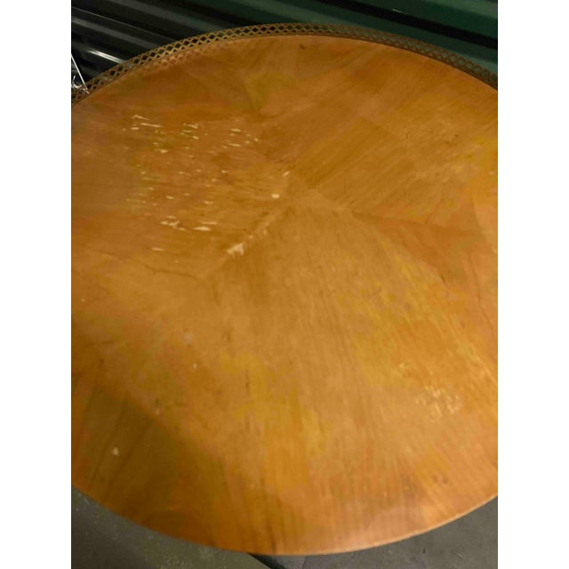 1960s Mid-Century Vintage Drum Side Table For Sale - Image 5 of 6