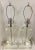Pair of Clear Glass Trophy Table Top Lamps In the Style of Robert Abby For Sale - Image 4 of 11