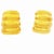 Vintage Maz 14k Yellow Gold Sculptural Ribbed Earrings, Circa 1980s For Sale - Image 10 of 10